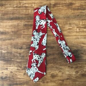Designs by A. Rogers Disney's Dalmatian Dogs Animal Print Tie